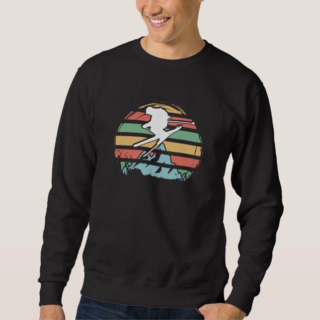 Sweatshirt Ski Rétro (Devant)