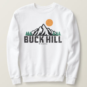 Sweatshirt Ski Retro Buck Hill