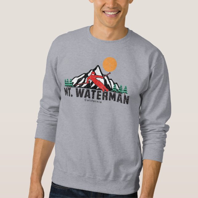 Sweatshirt Ski Retro Mt Waterman (Devant)