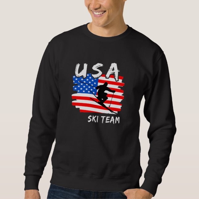 Sweatshirt Ski USA   (Devant)