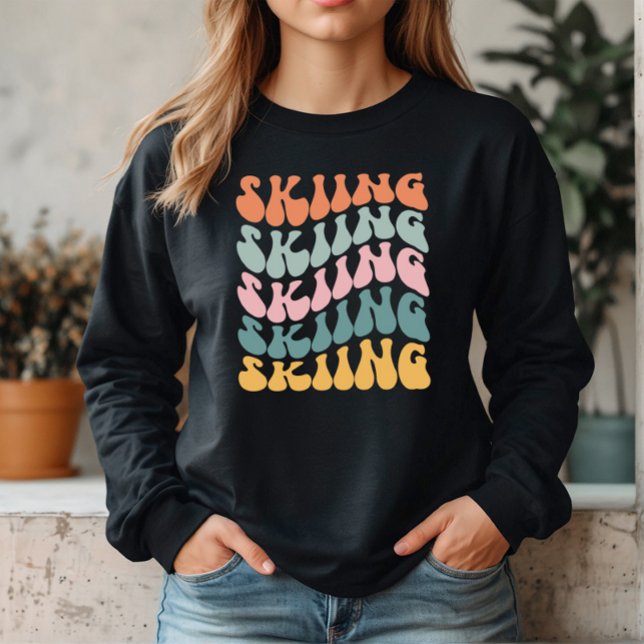 Sweatshirt Ski Vintage (Créateur téléchargé)