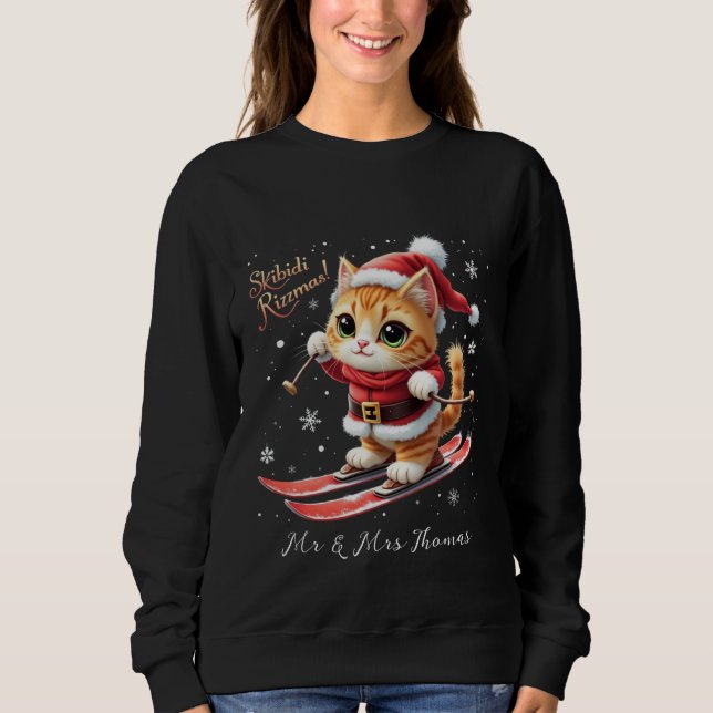 Sweatshirt Skibidi Rizzmas Le Mème De Noël Ultimate Funny (Devant)