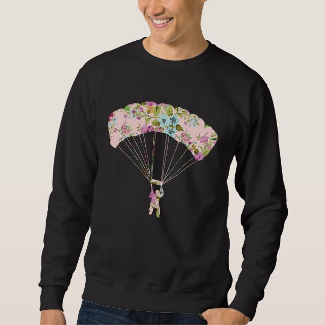 Sweatshirt Skydive Parachute Parachutist Skydiver Skydiving   (Devant)