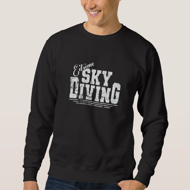 Sweatshirt Skydiving Extreme Sky Diving Premium (Devant)