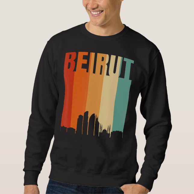 Sweatshirt Skyline de Beyrouth (Devant)