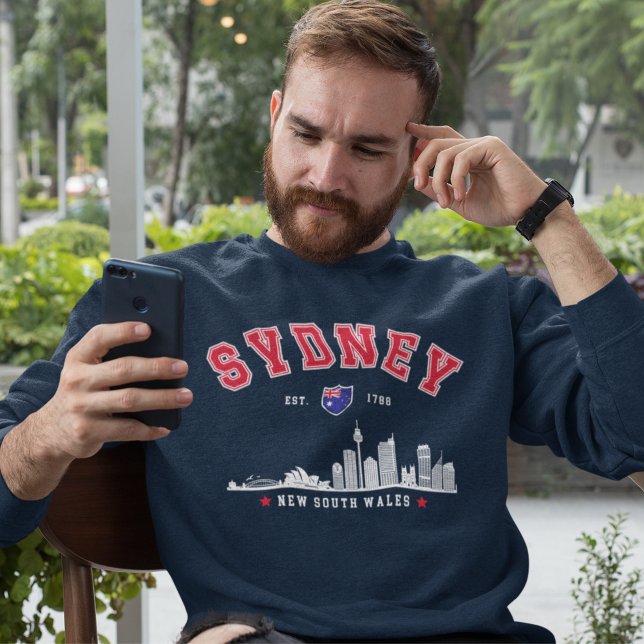 Sweatshirt Skyline of Sydney, Australia (Créateur téléchargé)
