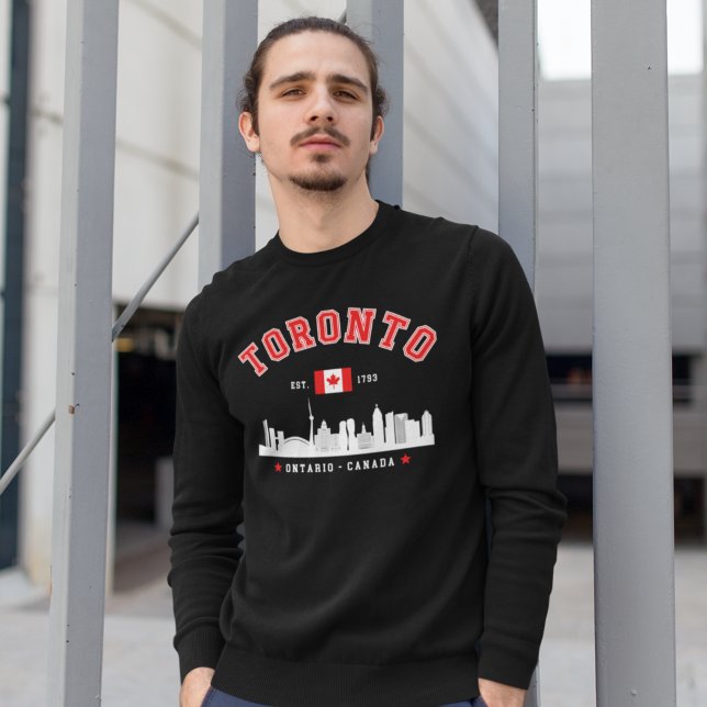 Sweatshirt Skyline View of Toronto, Canada (Créateur téléchargé)