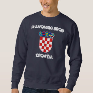 Sweatshirt Slavonski Brod, Croatie avec armoiries