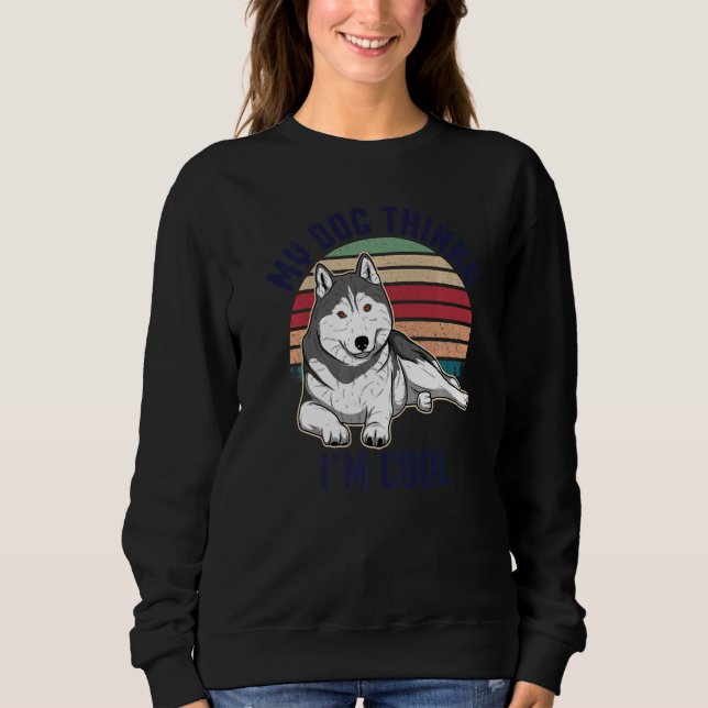 Sweatshirt Sled Dog Husky Dog Breed  34 (Devant)