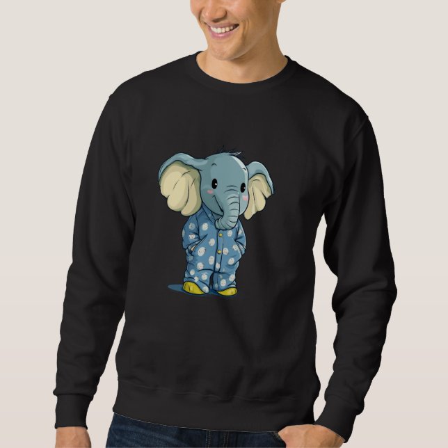 Sweatshirt Sleep Mode Activated with This Cozy Elephant (Devant)