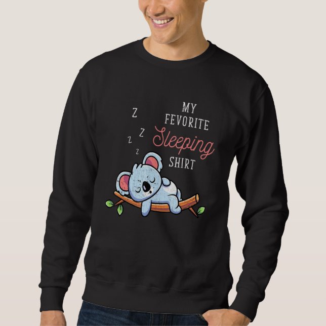 Sweatshirt Sleepy Aussie Animal Australie Nap Lazy Sleeping K (Devant)