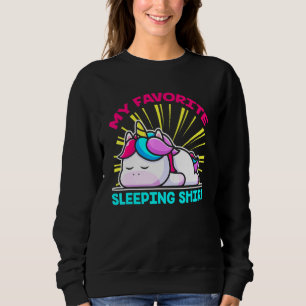Sweatshirt Sleepy Tired Lazy Fairy Sleeping Magique Animal Un