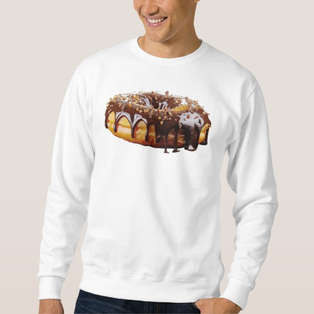 Sweatshirt SlipperyJoe's beignet décadent recouvert d'une épa (Devant)