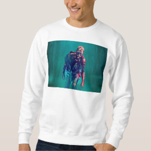 Sweatshirt SlipperyJoe's bois de zombies sanglants Halloween 