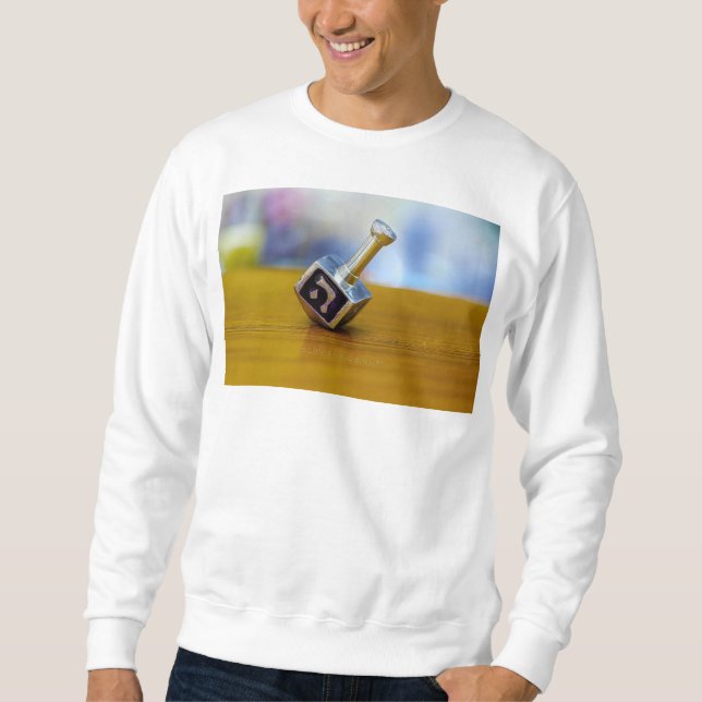 Sweatshirt SlipperyJoe's Happy Hanoukka à quatre côtés (Devant)