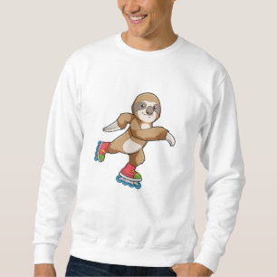 Sweatshirt Sloth as Skater avec Patins Inline