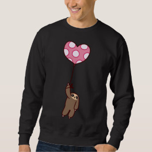 Sweatshirt Sloth Coeur Balloon