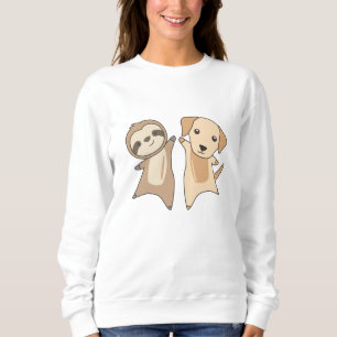 Sweatshirt Sloth Labrador Amoureux des animaux De Chiens Pour