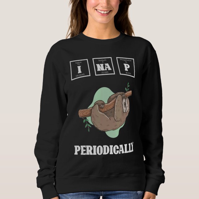 Sweatshirt Sloth Périodiquement paresseux parfums Animal Grap (Devant)