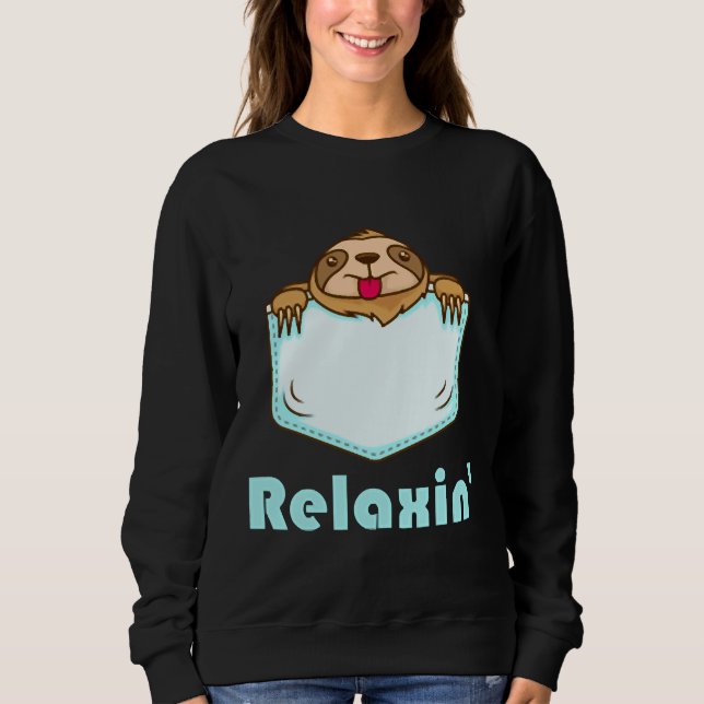 Sweatshirt Sloth Relaxin (Devant)