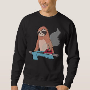 Sweatshirt Sloth Repassage Ménage Lazy mignonne Sloth