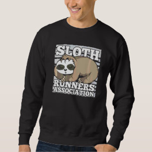 Sweatshirt Sloth Runners Association Sleeping Animal Sloth R
