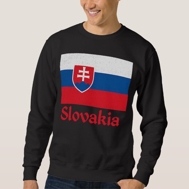 Sweatshirt Slovaquie Bratislava Slovaque F slovaque (Devant)
