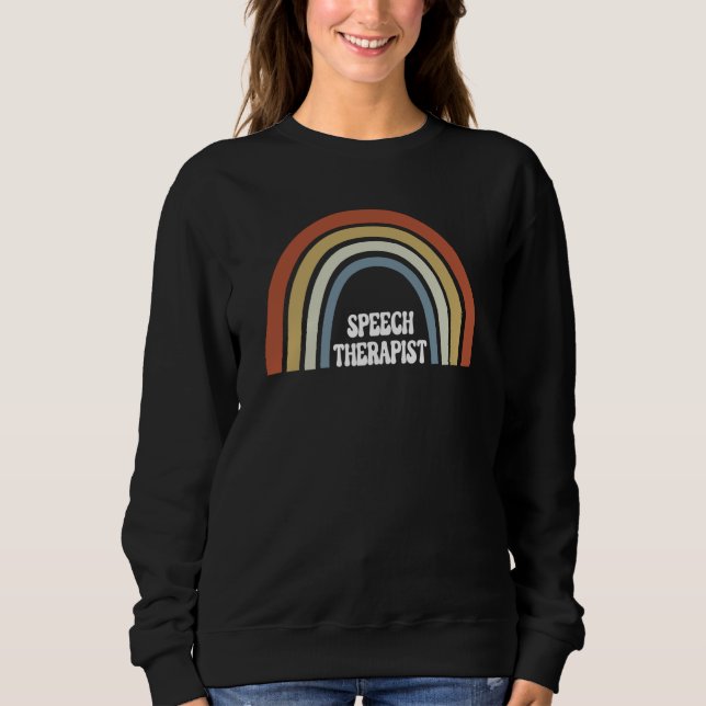 Sweatshirt SLP Language Therapy Therapist Mental Health Speec (Devant)
