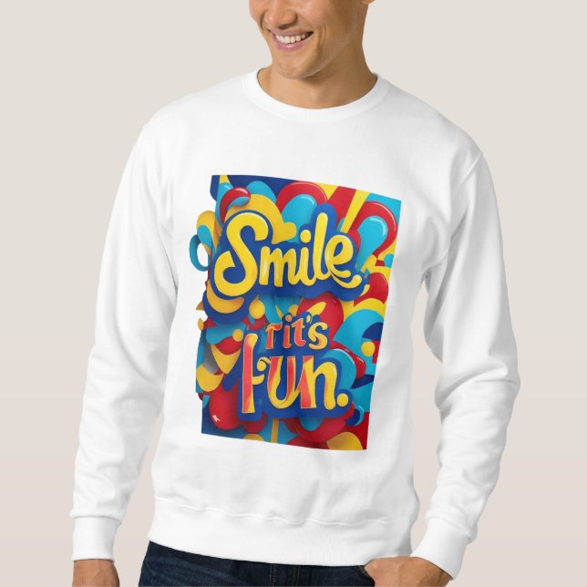 Sweatshirt "Smile & Shine" (Devant)