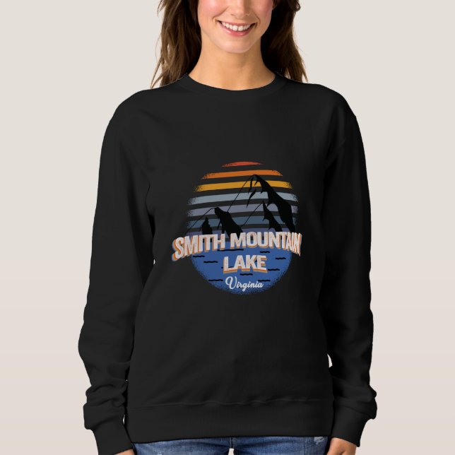 Sweatshirt Smith Mountain Lake - Virginie - coucher de soleil (Devant)