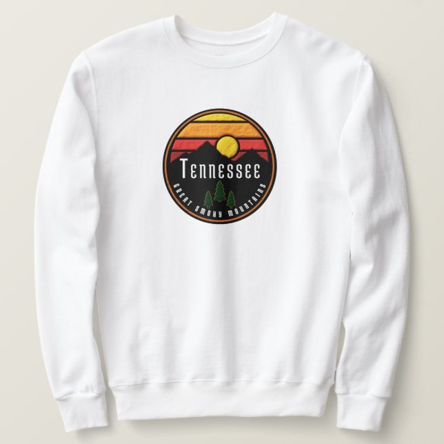 Sweatshirt Smoky Mountains Tennessee (Design devant)