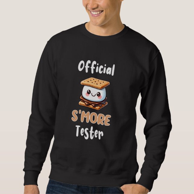 Sweatshirt S'mores Shirt Funny Smores Tester Camping S'more (Devant)