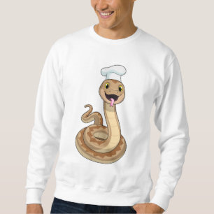 Sweatshirt Snake as Cook avec Chef casquette
