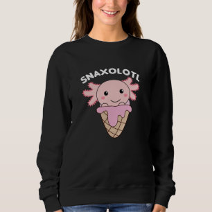 Sweatshirt Snaxolotl Axolotl Amateurs de doux animaux crème g