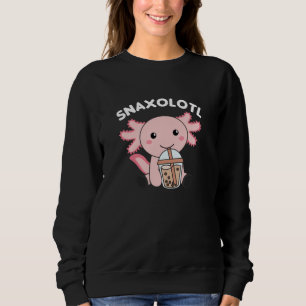 Sweatshirt Snaxolotl Axolotl Amateurs de thé à bulles Animaux