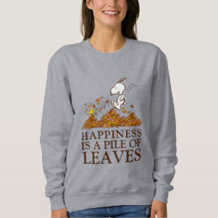 Sweatshirt Snoopy & Bois Feuilles d'automne