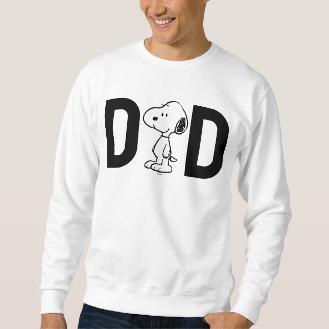 Sweatshirt Snoopy et ballons | Je suis le papa (Devant)