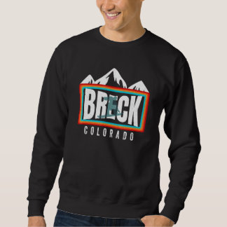 Sweatshirt Snosboard Breckenridge Colorado Retro Breck Snowbo