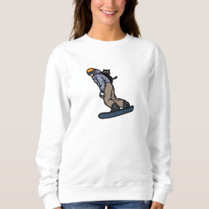 Sweatshirt Snowboard avec My Cat