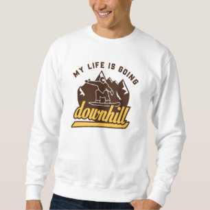 Sweatshirt Snowboard en descente