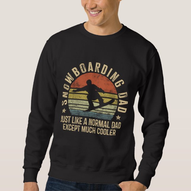 Sweatshirt Snowboard Papa Comme Normal Papa Beaucoup Glacière (Devant)