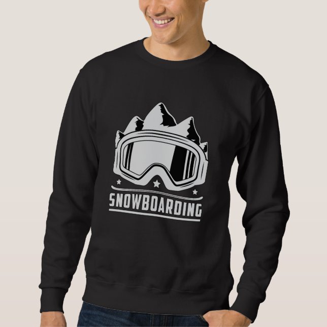 Sweatshirt Snowboard Snowboard Snowboard Snow Snow Funny Cade (Devant)