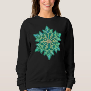Sweatshirt SNOWFLAKE-Retro Vintage Snowflake, Sports d'hiver