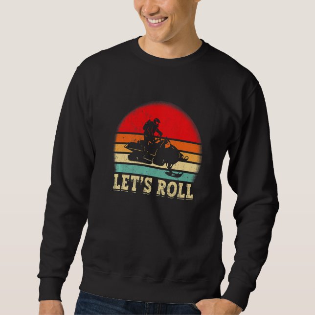 Sweatshirt snowmobiling snomobile riding (Devant)