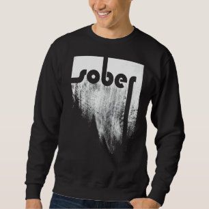 Sweatshirt Sobre Sobriété Vintage