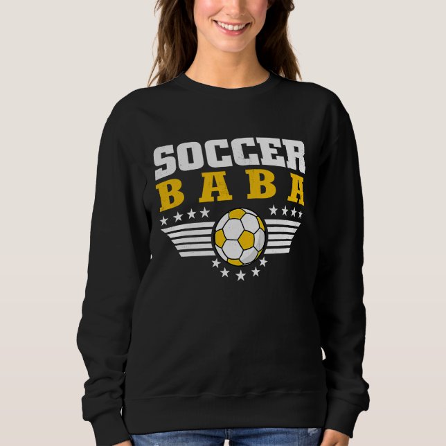 Sweatshirt Soccer Baba  Sports Players Baba Father's Day (Devant)