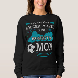 Sweatshirt Soccer Maman Équipe Joueuse Sport Fête des Mères