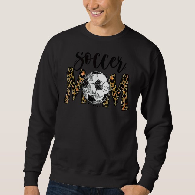 Sweatshirt Soccer Maman mignonne Maman Vie Soccer Jour Cheer  (Devant)