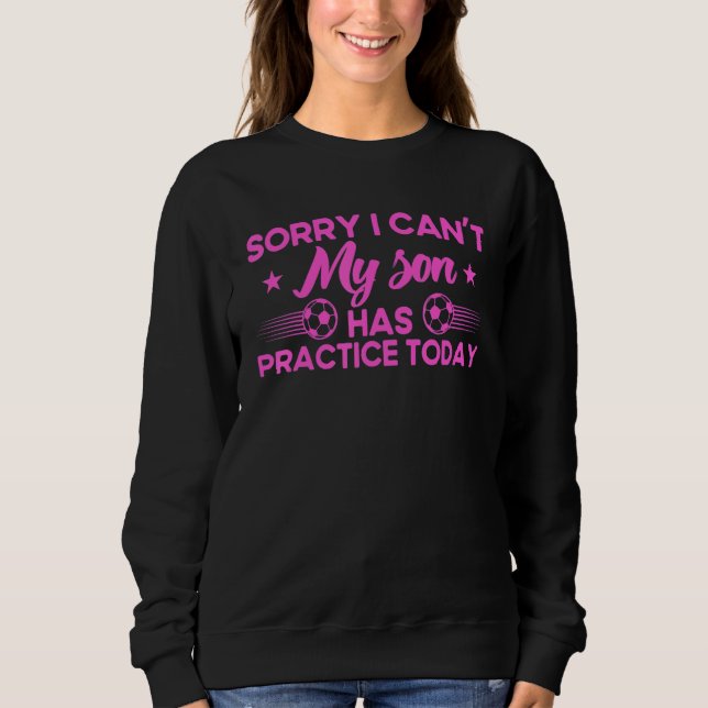Sweatshirt Soccer Mom Women Family Matching Team Player Socce (Devant)
