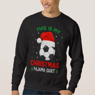 Sweatshirt Soccer Noël Pyjama Chemise Garçons Enfants Enfants